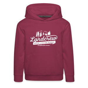 Landcrew / Kinder Premium Hoodie - Bordeaux