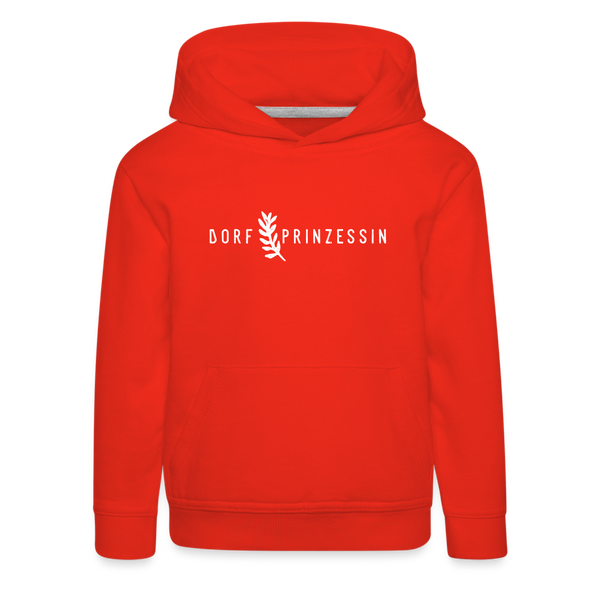 Dorfprinzessin / Kinder Premium Hoodie - Rot