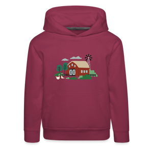 Bauernhof Bauernkind / Kinder Premium Hoodie - Bordeaux