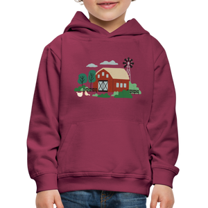 Bauernhof Bauernkind / Kinder Premium Hoodie - Bordeaux