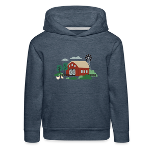 Bauernhof Bauernkind / Kinder Premium Hoodie - Jeansblau
