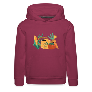 Gartenkind / Gemüse / Kinder Premium Hoodie - Bordeaux