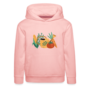 Gartenkind / Gemüse / Kinder Premium Hoodie - Kristallrosa