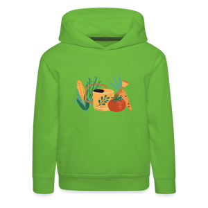 Gartenkind / Gemüse / Kinder Premium Hoodie - Hellgrün