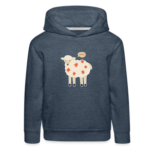 Süßes Schaf Kinderhoodie. Mäh. Dorfkram®  blau