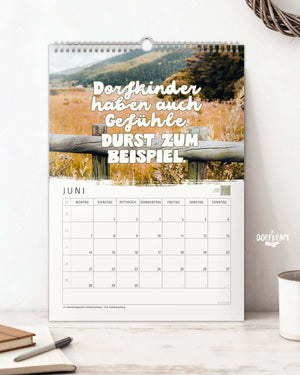Spruchkalender 12 Monate - Dorfkindmomente 2027 von Dorfkram® 