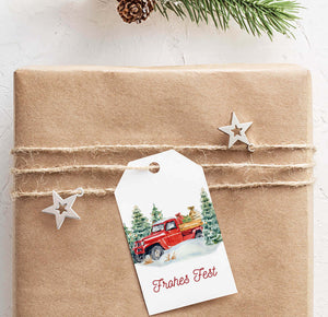 Farm Geschenkanhänger Weihnachten / Druckdatei