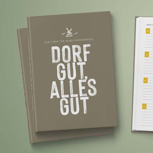 Buchkalender Dorf gut alles gut 2026 2027 2028