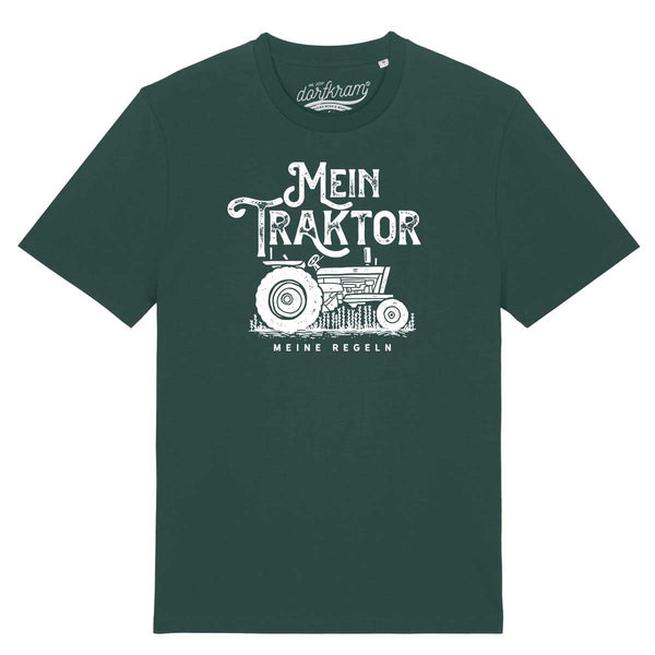 Mein Traktor meine Regeln Shirt grün Dorfkram® 