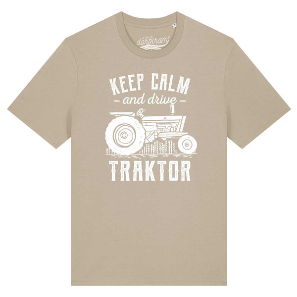 Traktor Shirt Landwirt Bauer Dorfkram® beige