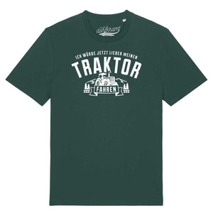 Traktor fahren Shirt mit Spruch Dorfkram® 