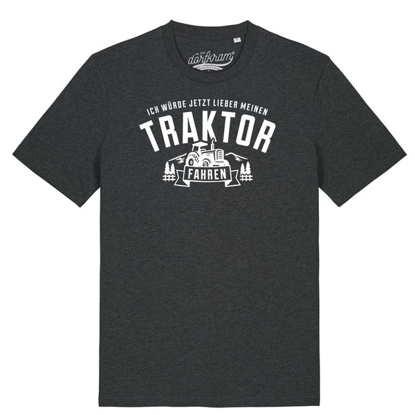 Traktor fahren Shirt mit Spruch Dorfkram® 