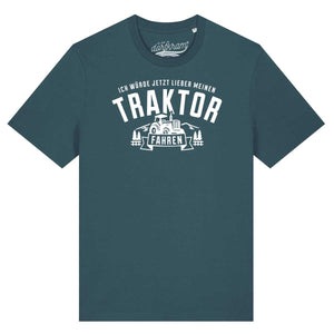 Traktor fahren Shirt mit Spruch Dorfkram® 