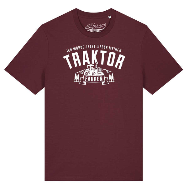 Traktor fahren Shirt mit Spruch Dorfkram® 