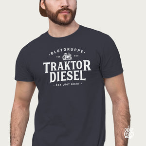Herrenshirt Traktor mit Spruch - Dorfkram® 