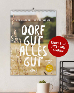 Lustiger Wandkalender für Dorfkinder 2027