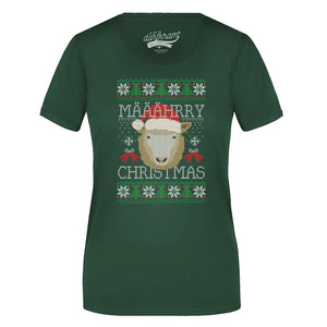Märry Christmas Schaf Mäh / Damen Organic Shirt (Lagerverkauf)