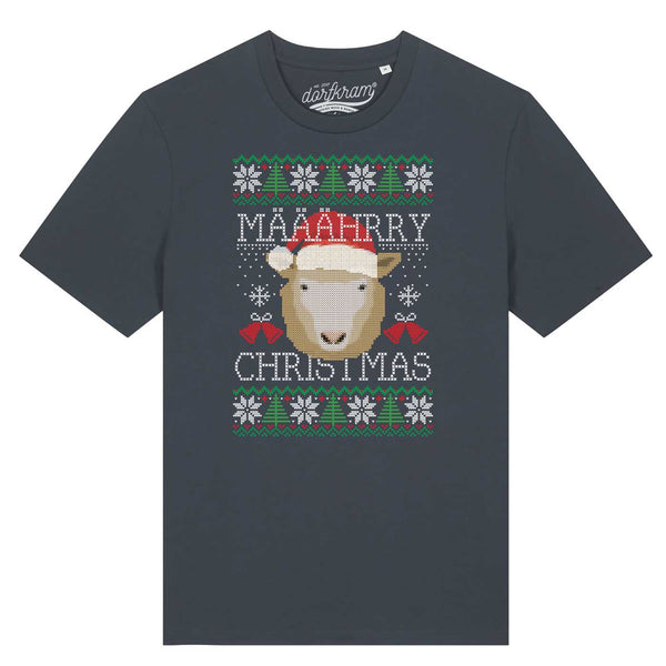 Mährry Christmas / Merry Christmas Schaf / Ugly Christmas Sweater / Herren Organic Shirt