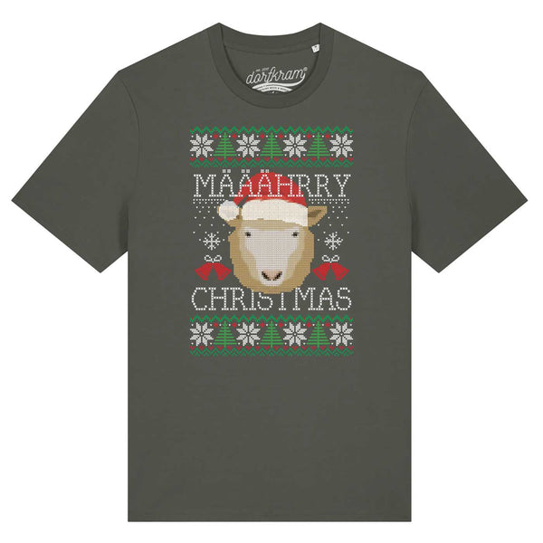 Mährry Christmas / Merry Christmas Schaf / Ugly Christmas Sweater / Herren Organic Shirt