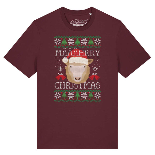 Mährry Christmas / Merry Christmas Schaf / Ugly Christmas Sweater / Herren Organic Shirt