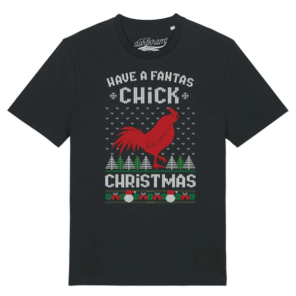 lustiges Weihnachtsshirt Hahn Hühner Dorfkram® 