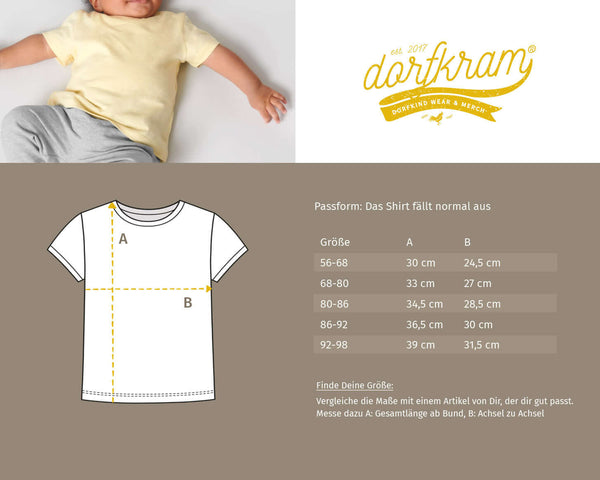 Herzschlag Kuh / Kuhliebe / Baby Organic Shirt (Lagerverkauf)