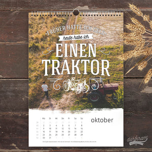 Landwirt Kalender Traktor 2023 Dorfkinder Dorfkram® 