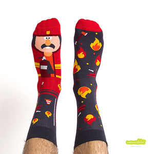 Lustige Socken Feuerwehr Herrensocken Geschenk Dorfkram® Dorfkinder