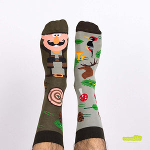 Lustige Socken Jäger Förster Forstwirtschaft Dorf Landwirtschaft Dorfkram® 