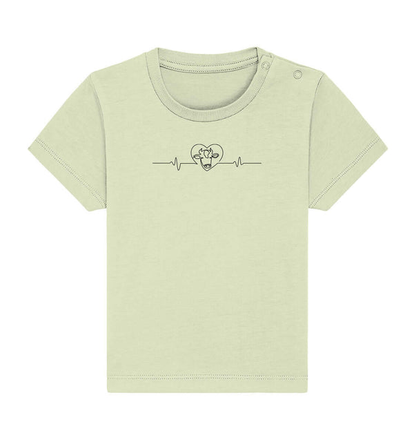 Herzschlag Kuh / Kuhliebe / Baby Organic Shirt