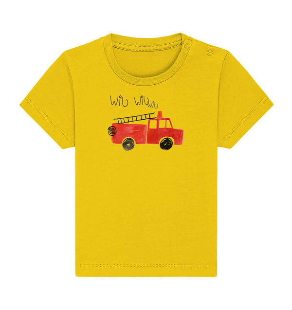 Feuerwehrauto Feuerwehr Wiu Sirene / Baby Organic Shirt