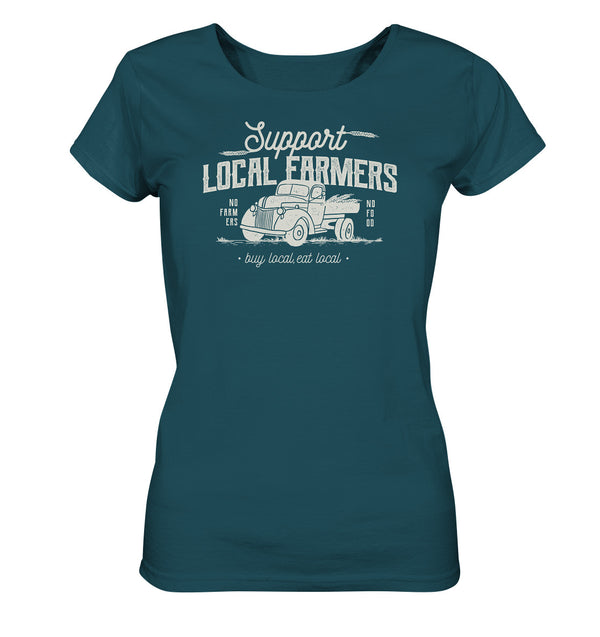 Support local Farmers. Retro Shirt Landwirt. No Farmers no food. Dorfkram® petorl