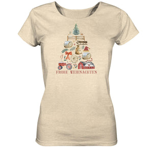 Dorfkind Shirt Weihnachten Symbole Weihnachtsbaum natur