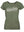 100% Dorfkind / Damen Organic Shirt (meliert) Dorfkram® olivgrün khaki