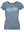 100% Dorfkind / Damen Organic Shirt (meliert) Dorfkram® blau