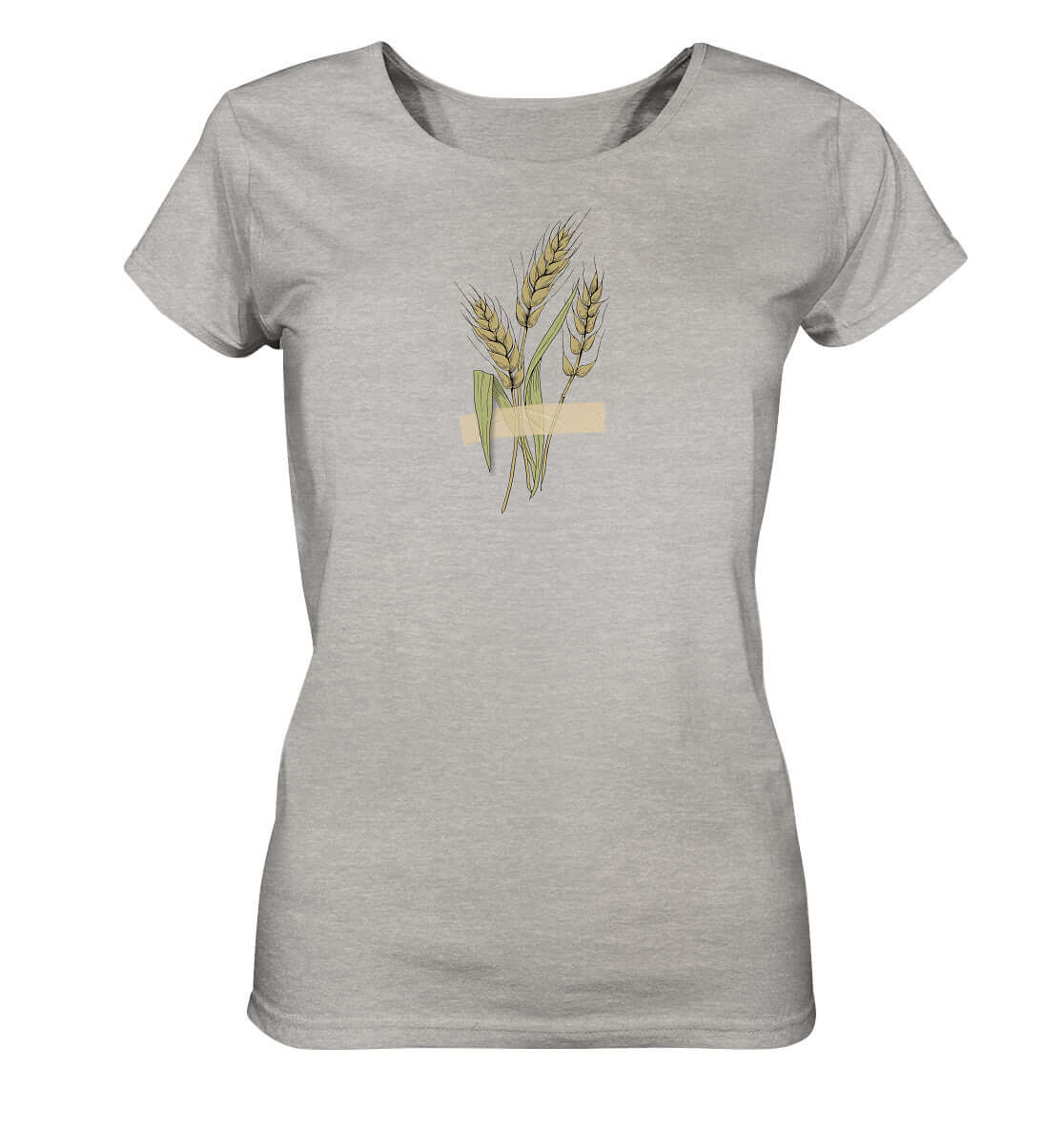 Shirt Ährenfrau Weizen Getreide Landwirtin Shirt Landwirtschaft Dorfkram® grau