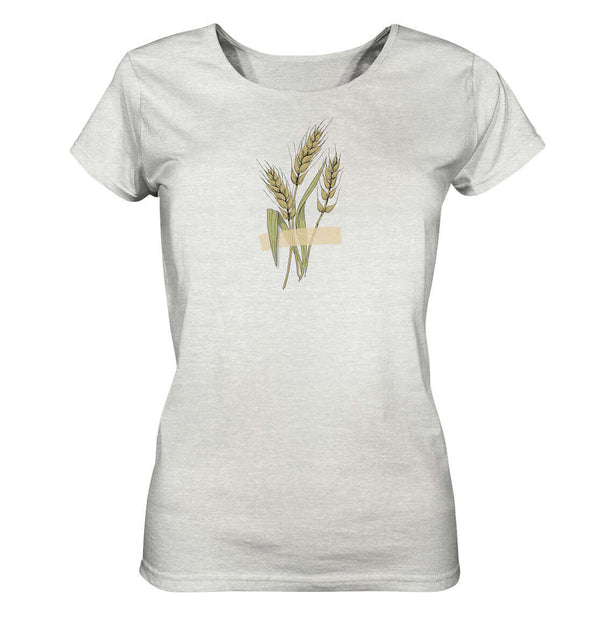 Shirt Ährenfrau Weizen Getreide Landwirtin Shirt Landwirtschaft Dorfkram® weiß