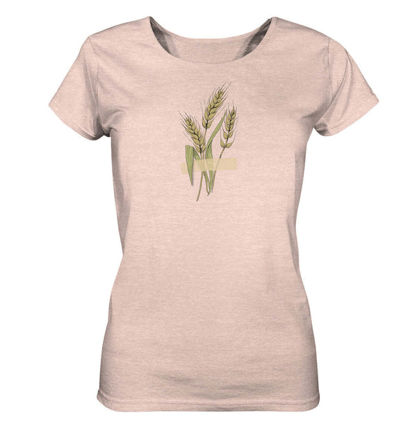 Shirt Ährenfrau Weizen Getreide Landwirtin Shirt Landwirtschaft Dorfkram® rosa