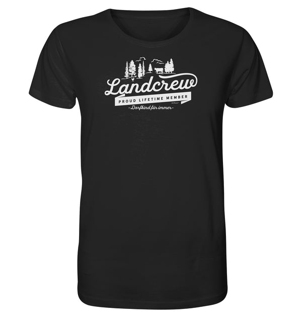 Landcrew / Dorfcrew / Dorfkind für immer / Herren Organic Shirt (Unisex)