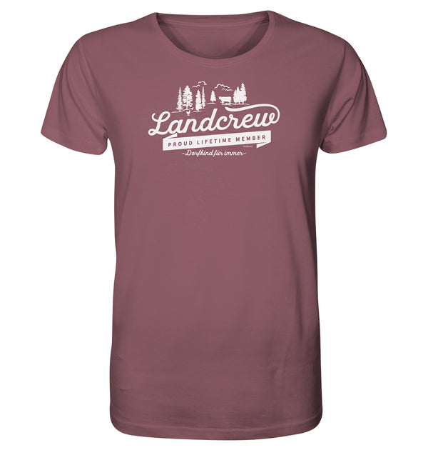 Landcrew / Dorfcrew / Dorfkind für immer / Herren Organic Shirt (Unisex)