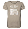 Keep calm and drive Traktor / Herren Organic Shirt (Unisex)