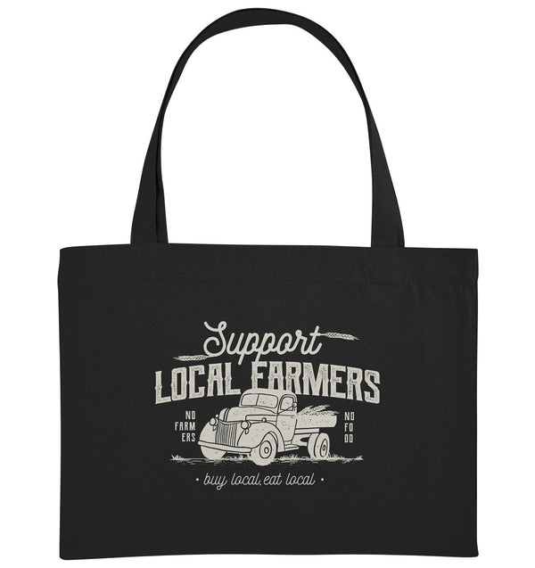Support local Farmers / no Farmers no Food / Shopping Tasche Organic