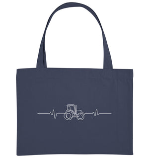 Herzschlag Traktor / Traktorliebe / Shopping Tasche Organic