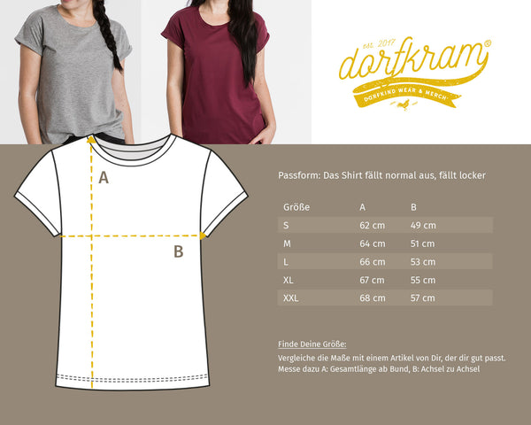Landcrew / Dorfcrew / Damen Oversize Shirt