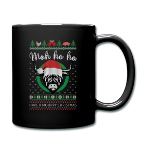 Traktor Weihnachten⎪ Tasse schwarz - Schwarz