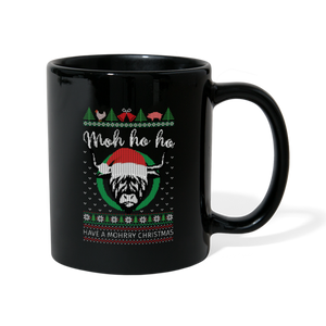 Traktor Weihnachten⎪ Tasse schwarz - Schwarz