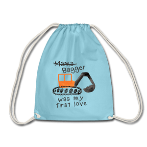 Bagger was my first love⎪Turnbeutel - Aqua