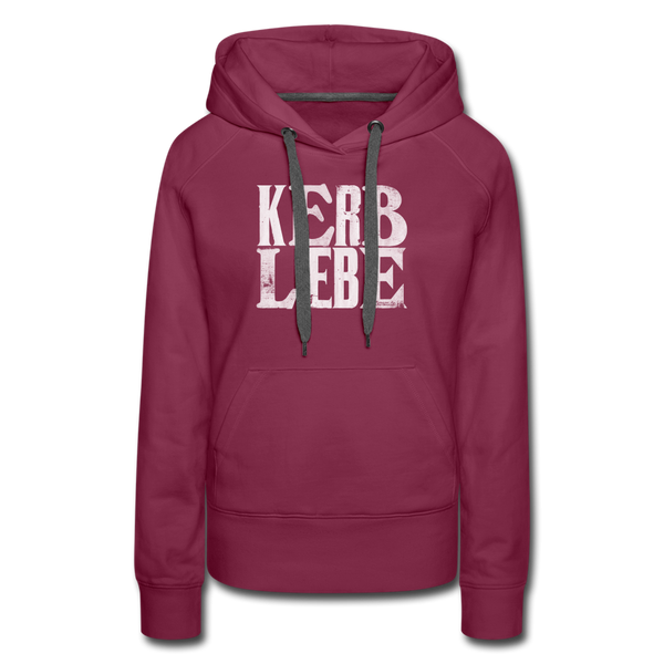 Kerb Liebe⎪Frauen Premium Hoodie - Bordeaux