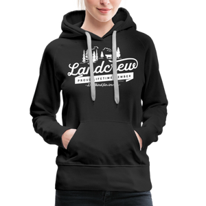 Landcrew / Dorfcrew / Frauen Premium Hoodie - Schwarz