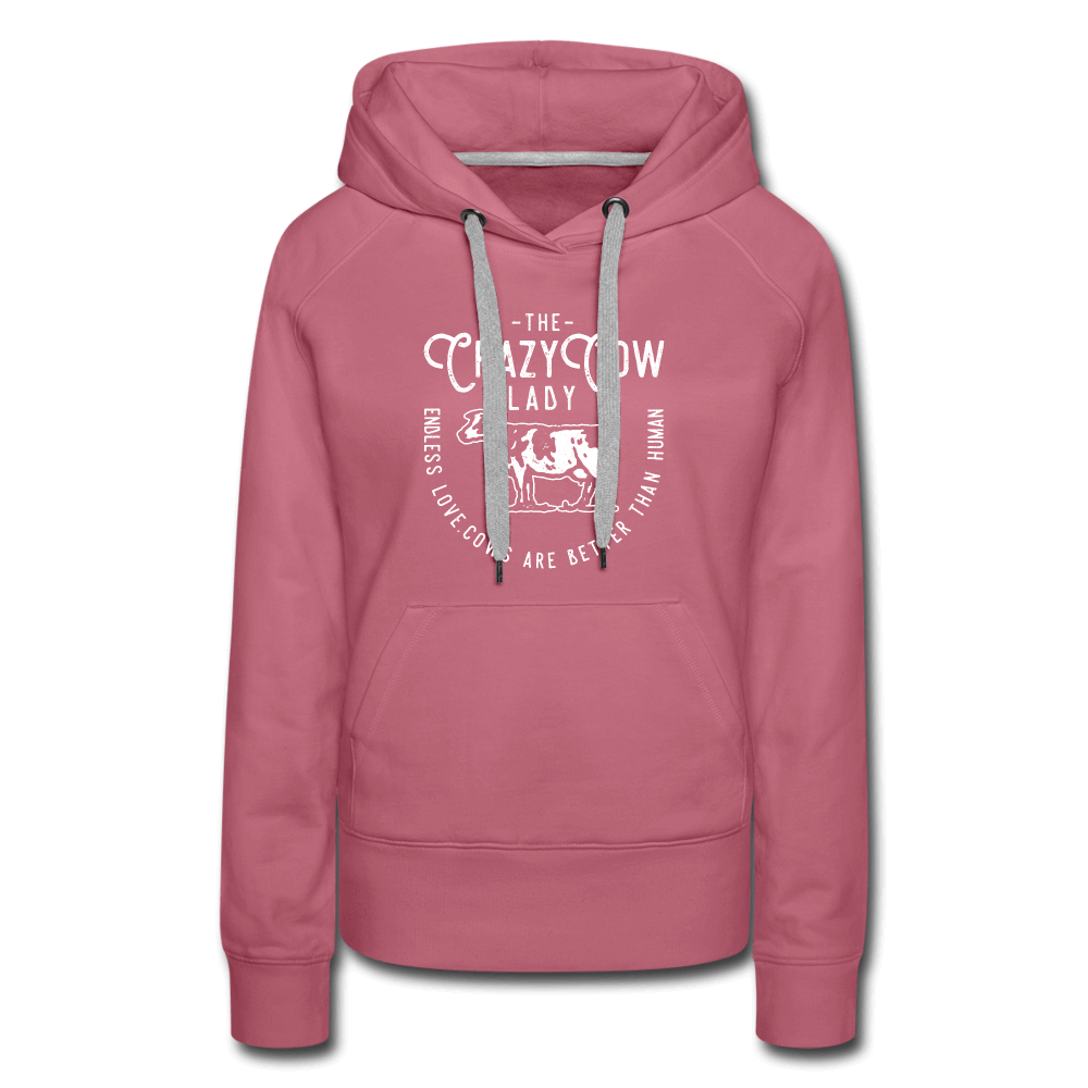 Kuh Pullover Damen rosa Cow Lady Spruch